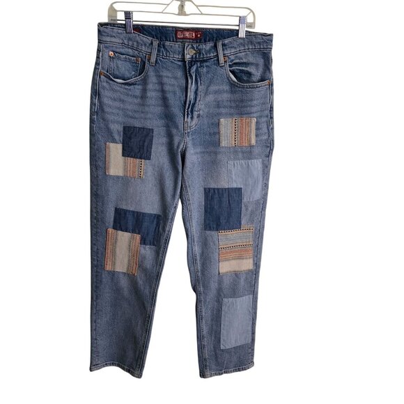 Lucky Brand Lucky Legend Boyfriend Midrise Relaxed Straight Jeans Size 12/31 - Picture 2 of 14